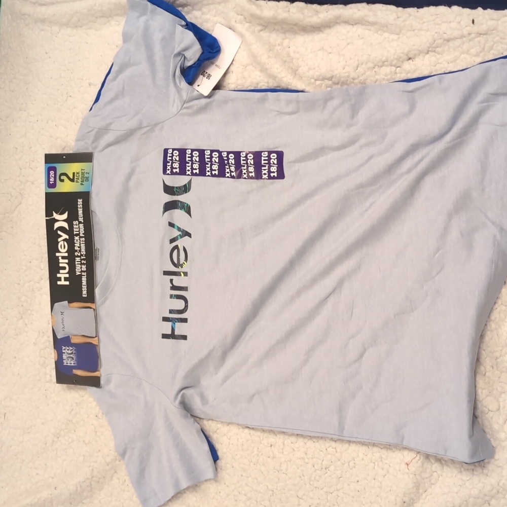Youth 18/20: Hurley 2 pack T shirts - Picture 3 of 6